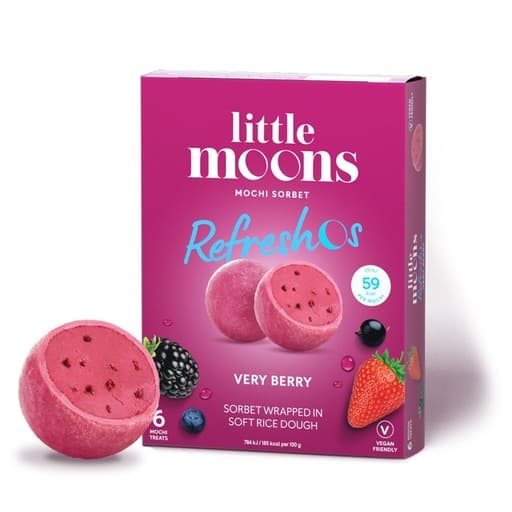 Little Moons Mochi Ice Cream Very Berry 100g