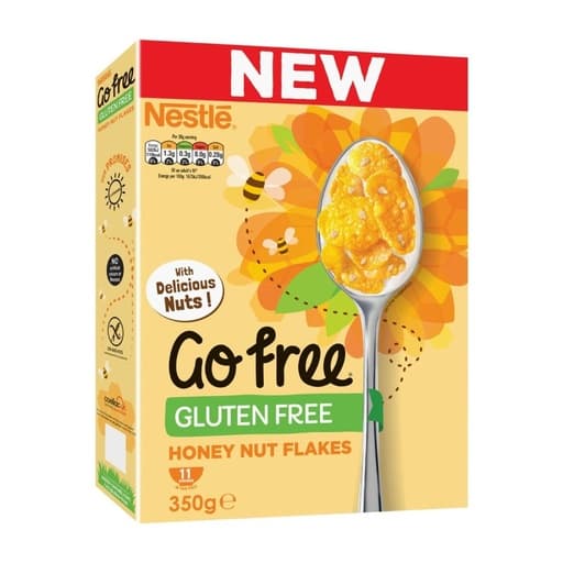Nestle Go Free Honey Nut Flakes 350g