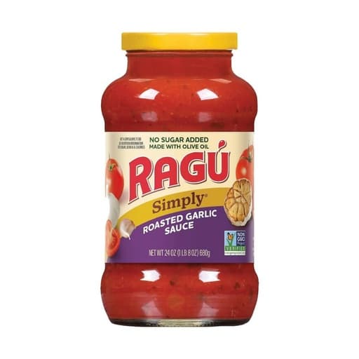 Ragu Simply Roasted Garlic Pasta Sauce 680G