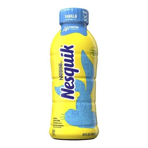 Nestle Nesquik Vanilla Lowfat Milk 414ml