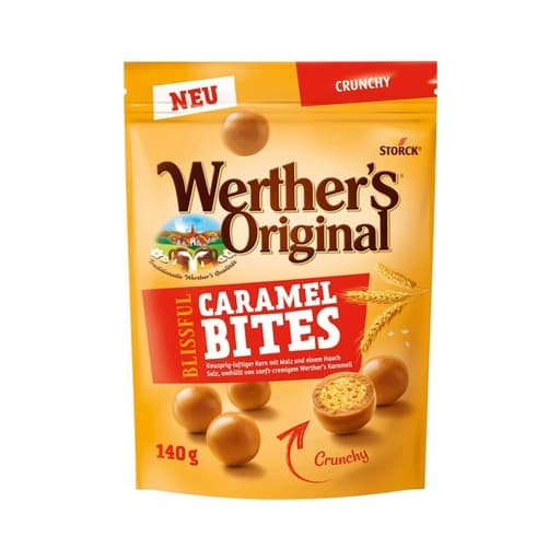 Storck Werther’s Original Caramel Bites Crunchy 140g