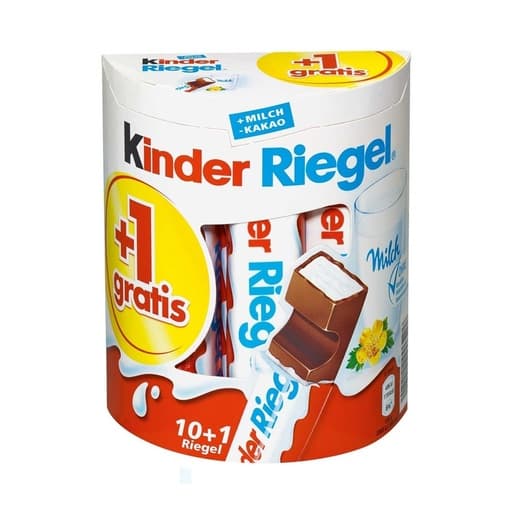Kinder Riegel Chocolate Sticks X10