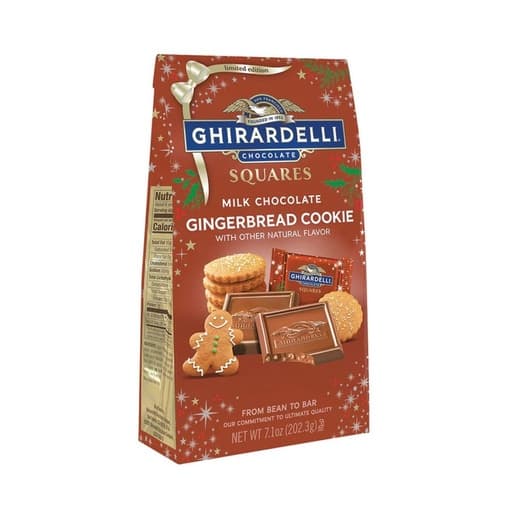 Ghirardelli Chocolate Squares Milk Chocolate Gingerbread 202.3g