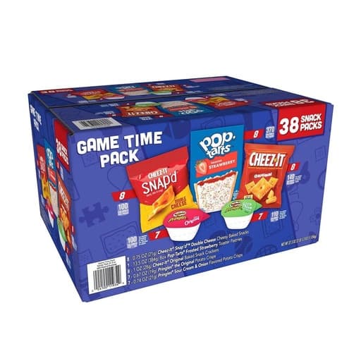 Game Time Snacks 38pcs