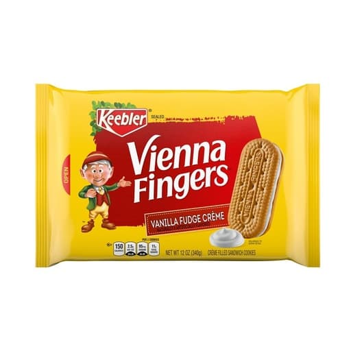 Keebler Vienna Fingers Vanilla Fudge Creme Filled 340g