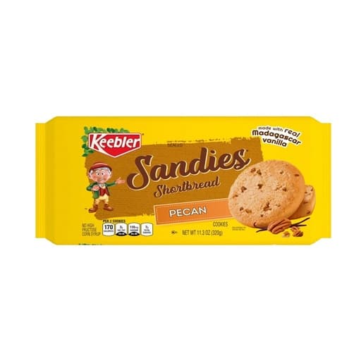 Keebler Sandies Shortbread Vanilla Pecan 320g
