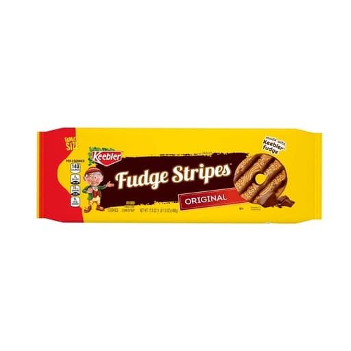 Keebler Fudge Stripes Original Family Size 490g