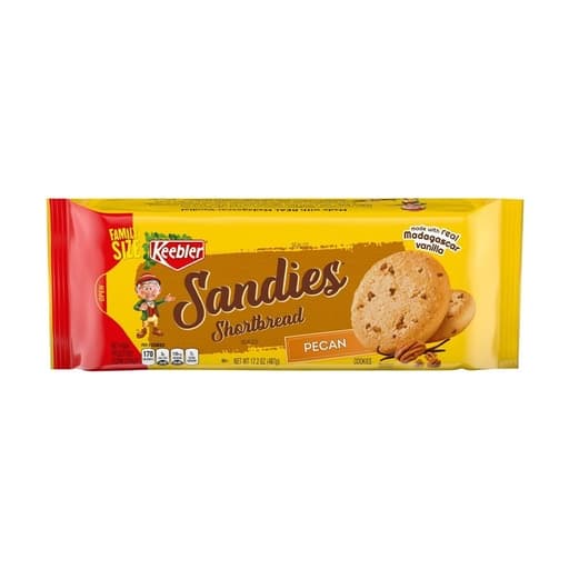 Keebler Sandies Shortbread Salted Vanilla Pecan 487g