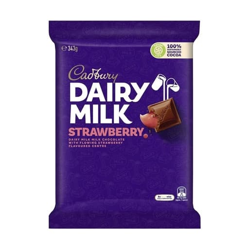 Cadbury Strawberry Filled Chocolate 343g