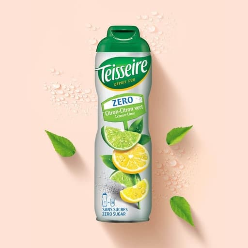 Teisseire Lemon & Lime Syrup Zero Sugar 600ml
