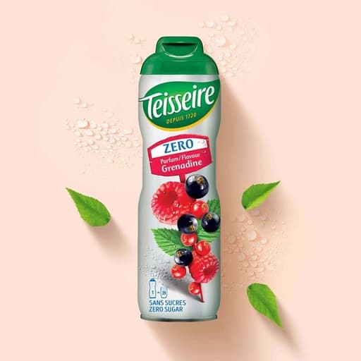 Teisseire Grenadine Syrup Zero Sugar 600ml