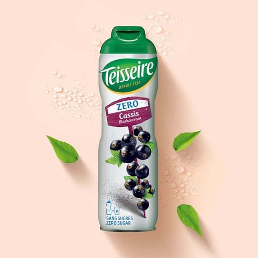 Teisseire Blackcurrant Syrup Zero Sugar 600ml