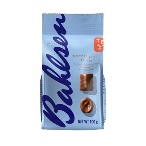 Bahlsen Milk Chocolate Waffle Minis 100G