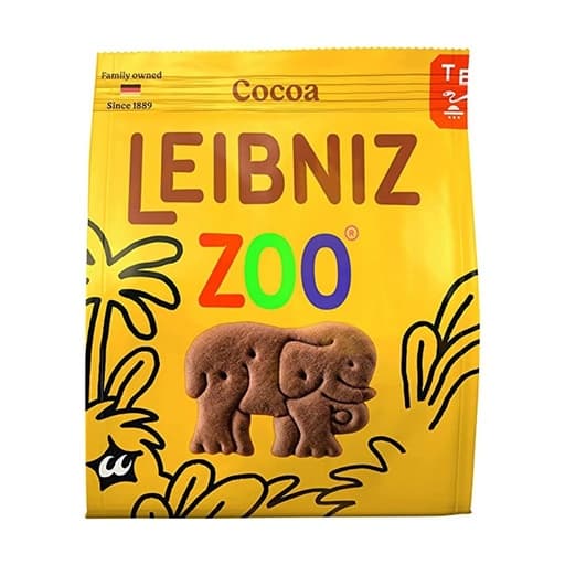Leibniz Zoo Jungle Animal Cocoa Biscuits 100g