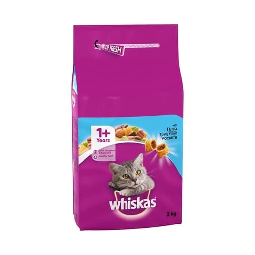 Whiskas Complete Dry Cat Food with Tuna 2kg