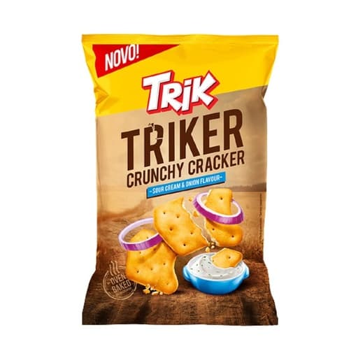 Triker Onion and Sour Cream Crunchy Cracker 90g