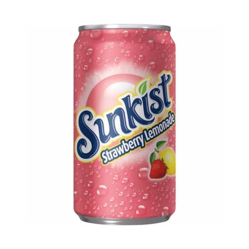 Sunkist Strawberry Lemonade Soda 355ml