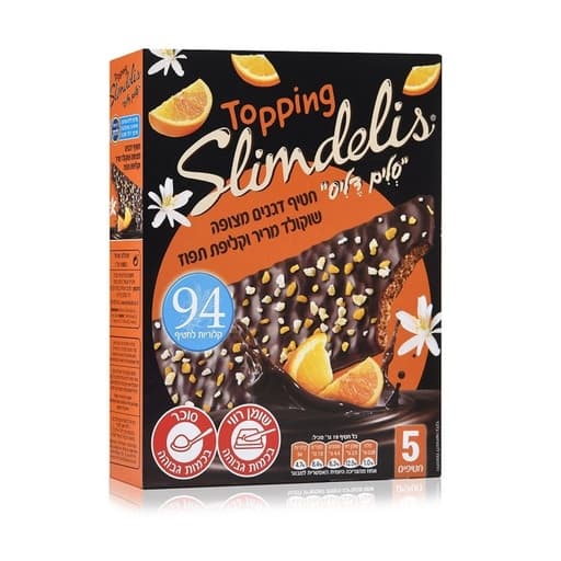 Merba Slim Delis Topping Dark Chocolate Orange 90g