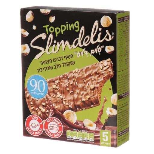 Merba Slim Delis Topping Milk Chocolate hazeknut 90g