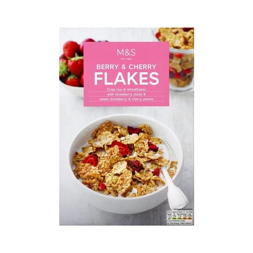 M&S Berry & Cherry Flakes 375g