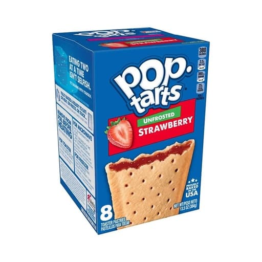 Pop Tarts Unfrosted Strawberry 384g