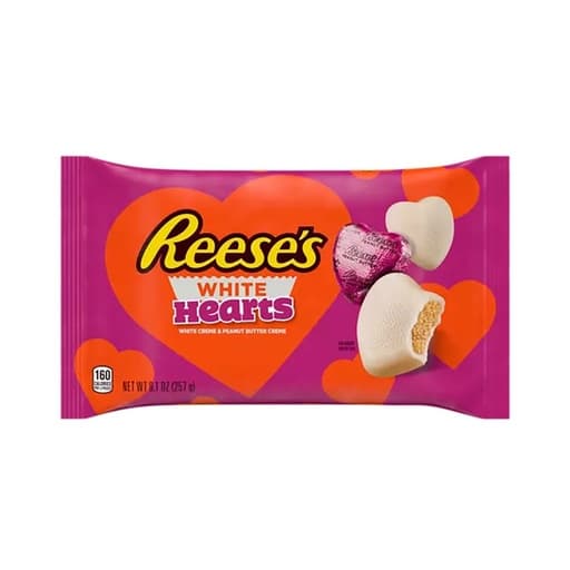 Reese’s Peanut Butter White Hearts 257g