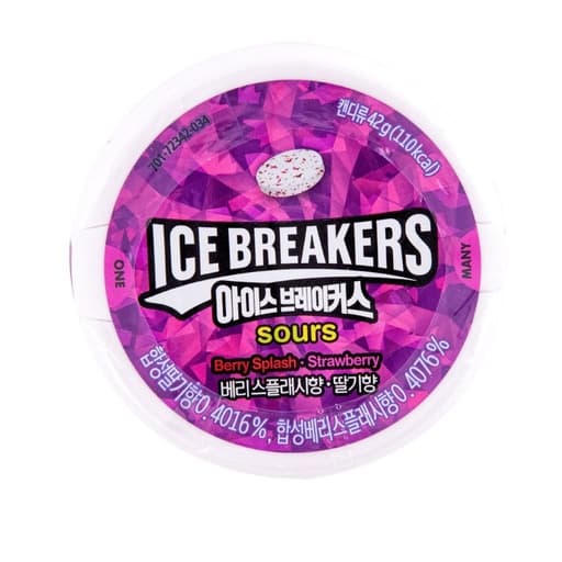 Ice Breakers Sours Berry Splash Strawberry 42g