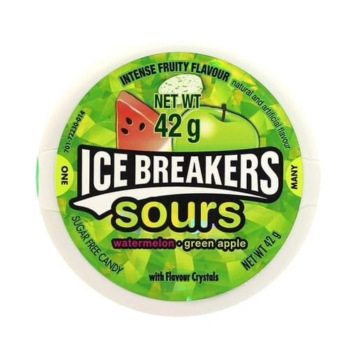 Ice Breaker Sours Watermelon Green Apple 42g