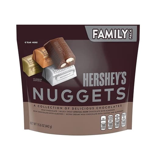 Hershey’s Nuggets Family Size Assorted Chocolates 442g