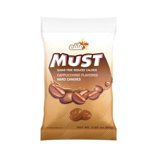 Elite Must Sugar Free Cappuccino Flavored Candy 80g
