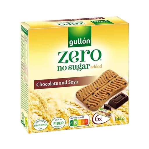Gullon Sugar Free Chocolate & Soya 144g