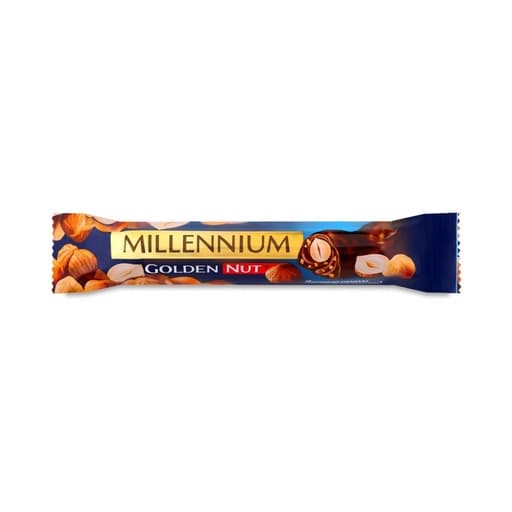 Millennium Golden Nut Hazelnuts Millk Chocolate 40g
