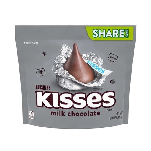Hershey’s Kisses Milk Chocolate Share Pack 306g