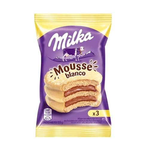 Milka Mousse Blanco x3 55g