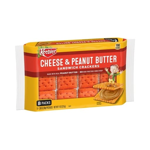 Keebler Cheese & Peanut Butter Sandwich Crackers 311g