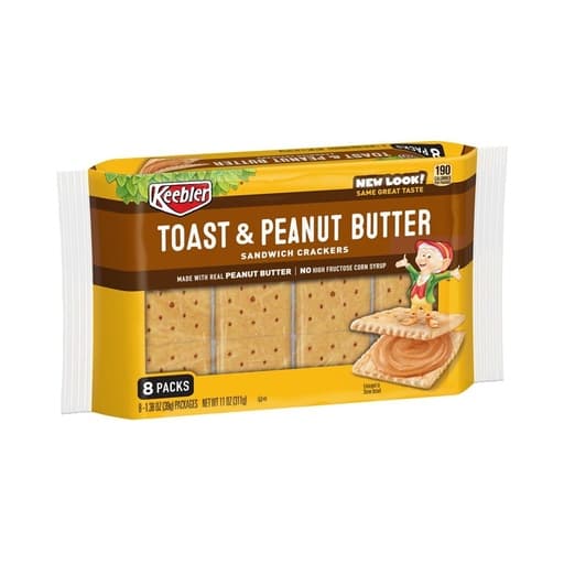 Keebler Toast & Peanut Butter Sandwich Crackers 311g