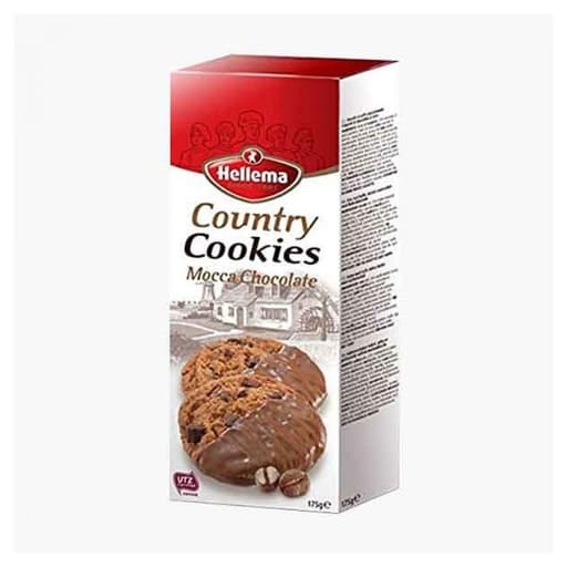 Hellema Country Cookies Mocca 175g