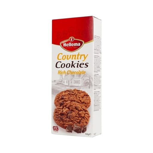 Hellema Country Cookies Rich Chocolate 150G