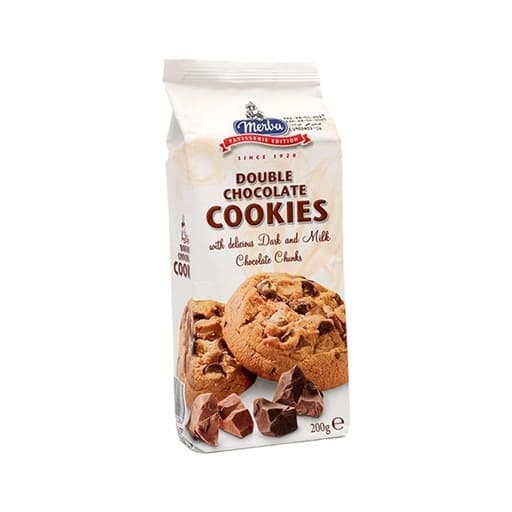 Merba Double Chocolate Cookies 200g