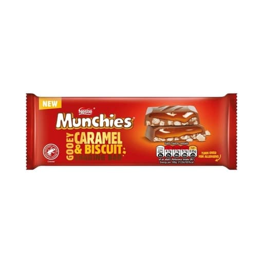 Munchies Gooey Caramel & Biscuit Sharing Bar 87g