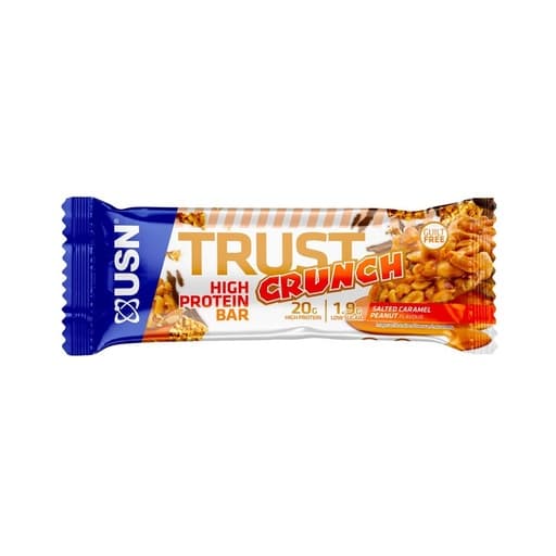 USN > Trust Crunch Bars Salted Caramel Peanut 60g