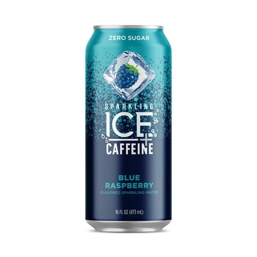 Sparkling Ice + Caffeine Blue Raspberry 473ml