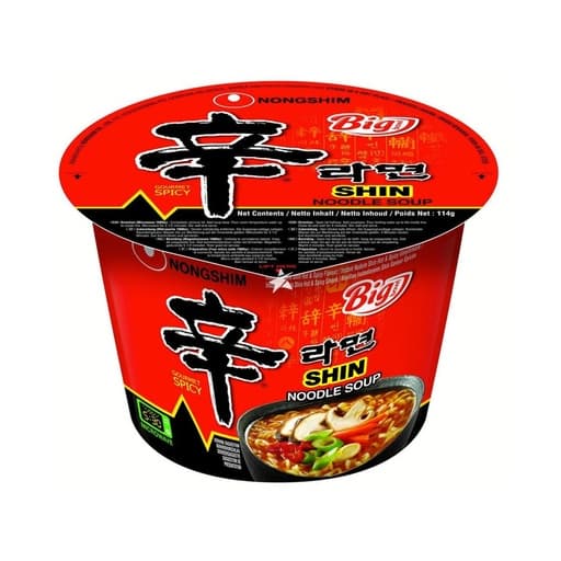 Nongshim Big Bowl Shin Noodle Soup 114g