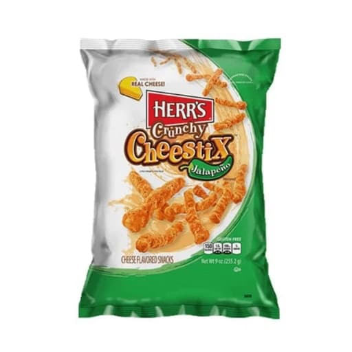 Herr’s Jalapeno Crunchy Cheestix 255g