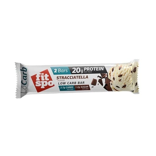 Fit Spo Lo Carb Stracciatella Ice Cream 20g Protein Bar 60g