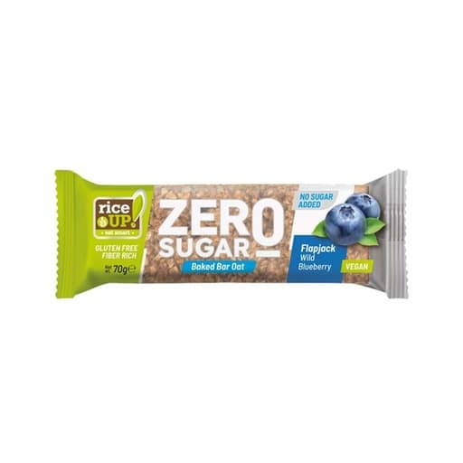 Rice Up Zero Sugar Flapjack Wild Blueberry 70g