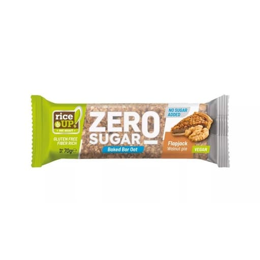 Rice Up Zero Sugar Flapjack Walnut Pie 70g