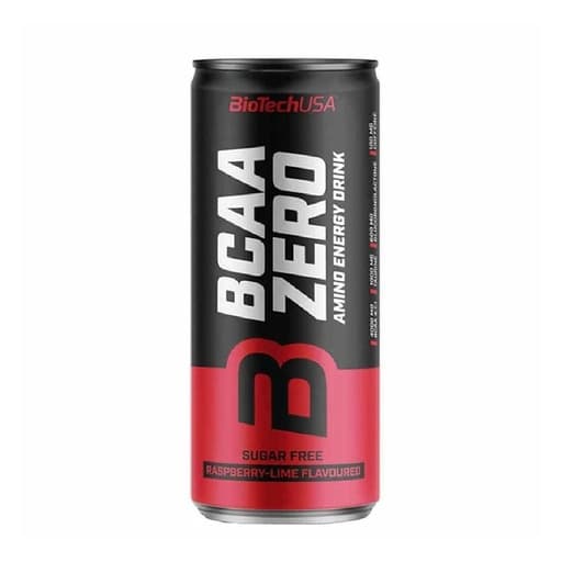 BioTechUSA BCAA Zero Energy Drink Raspberry-Lime 330ml