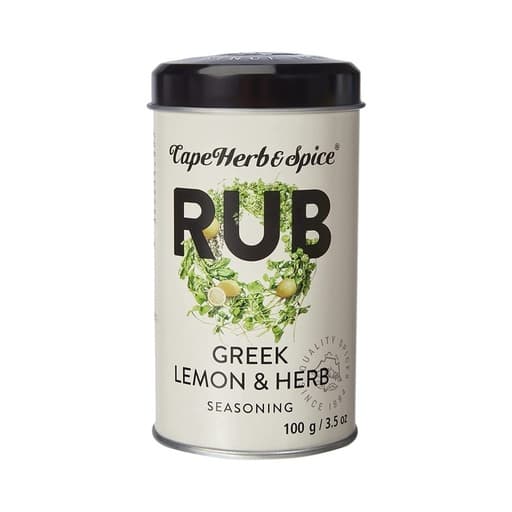 Cape Herb & Spice Rub Greek Lemon & Herb Seasoning 100g