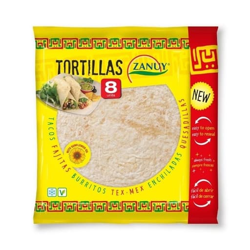Zanuy Wraps Tortillas 8-Pack 320g